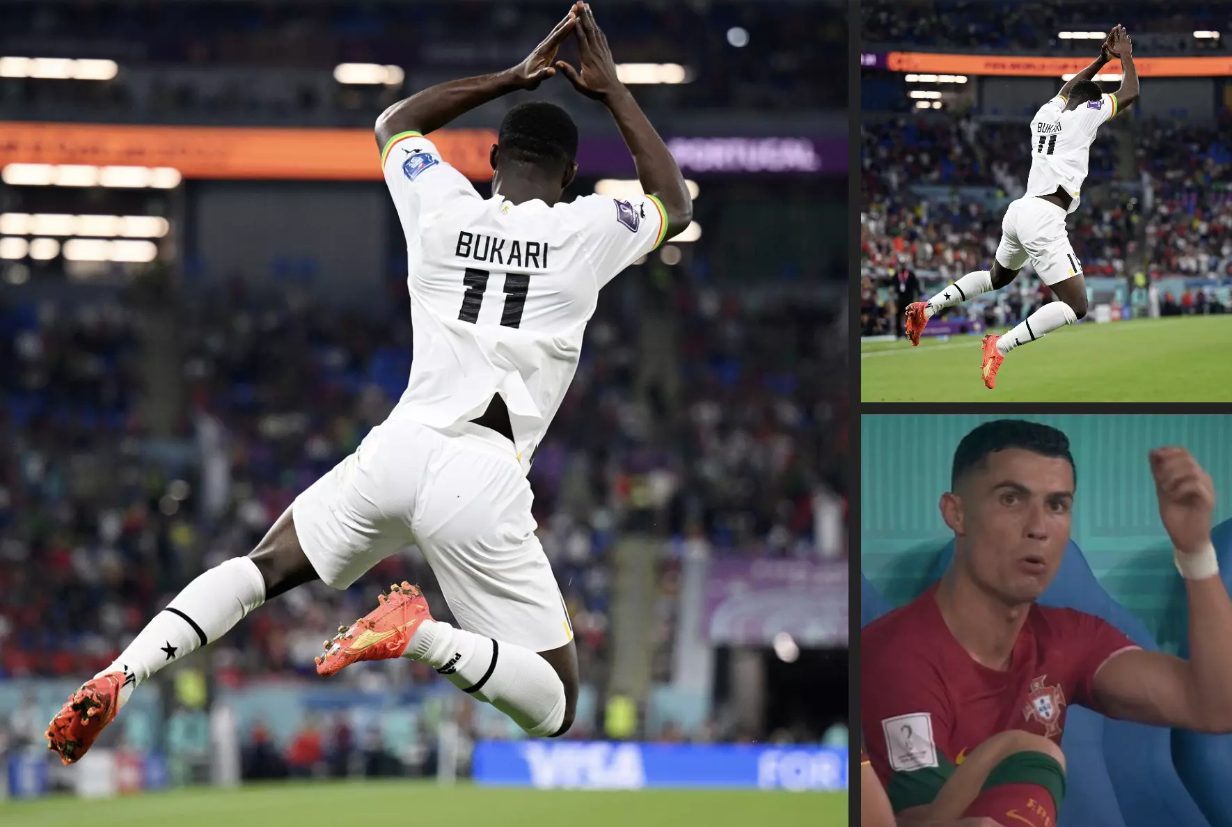 Форвард Ганы отпраздновал гол в стиле Роналду